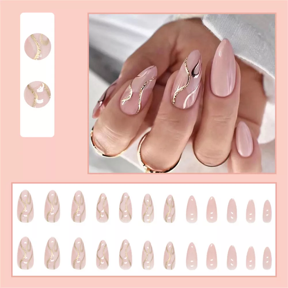 Elegant Trendy Almond Nail Designs