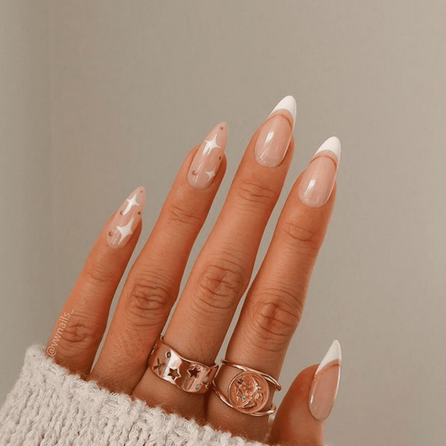 Short Stiletto Nails