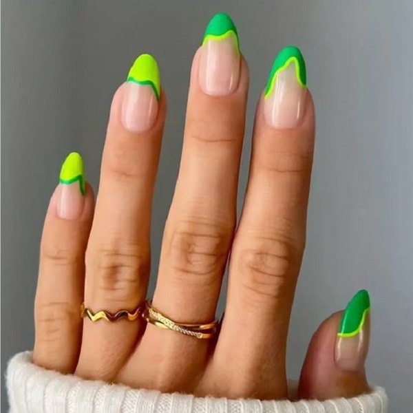 green nail designs