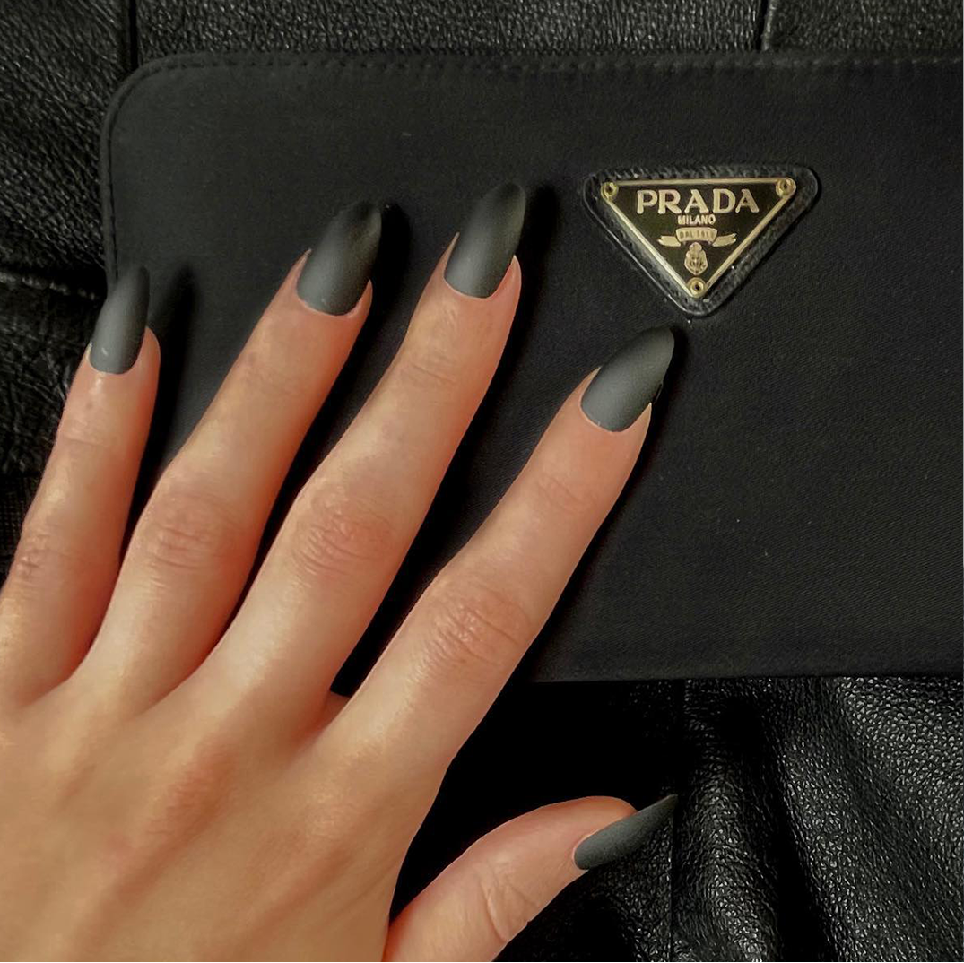 Edgy Black Nail Designs