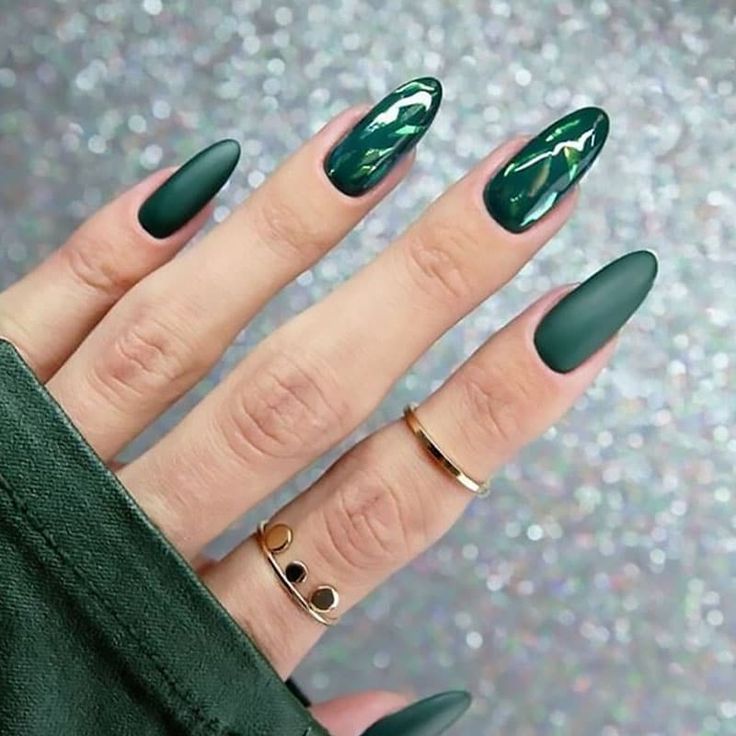 green nail designs