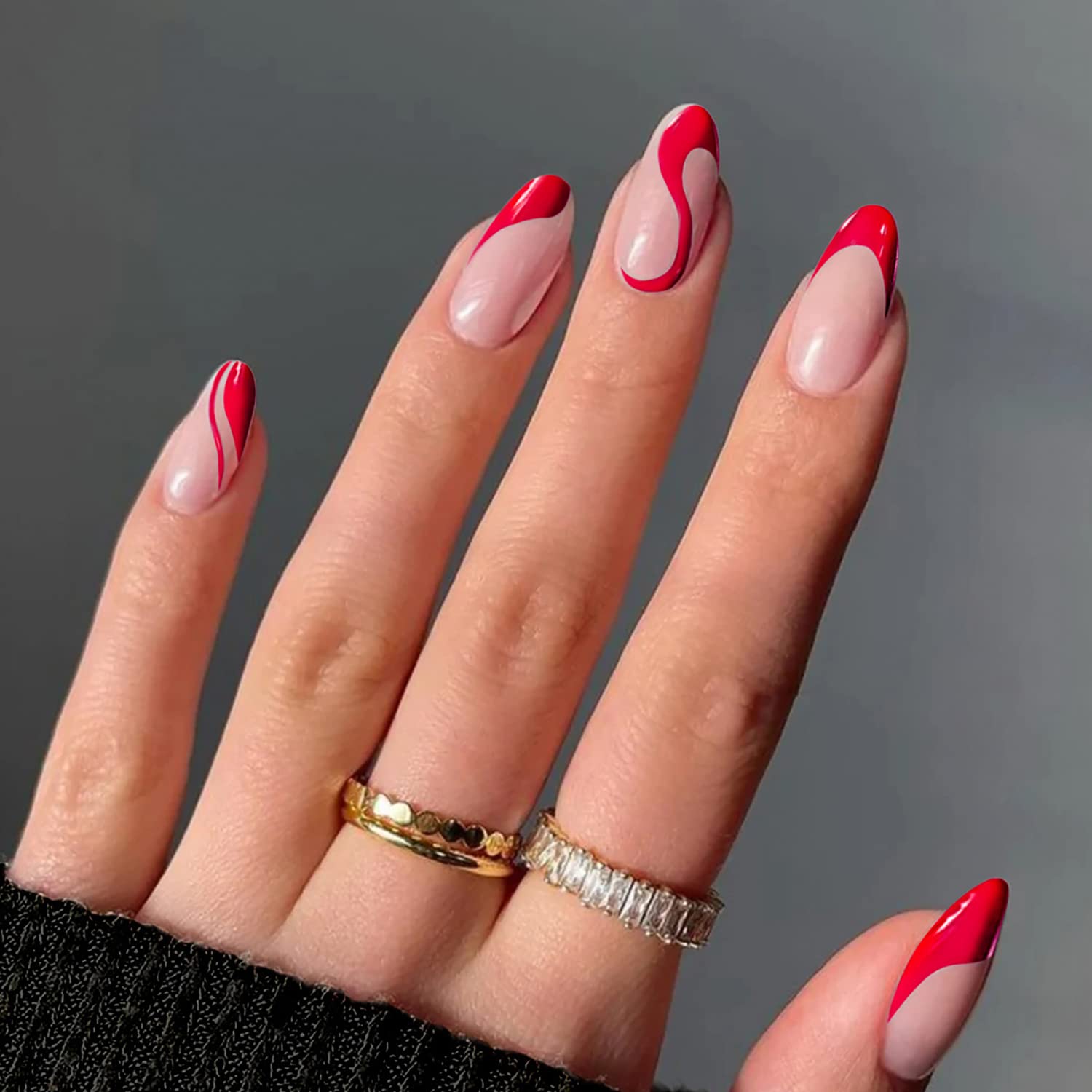 red nails