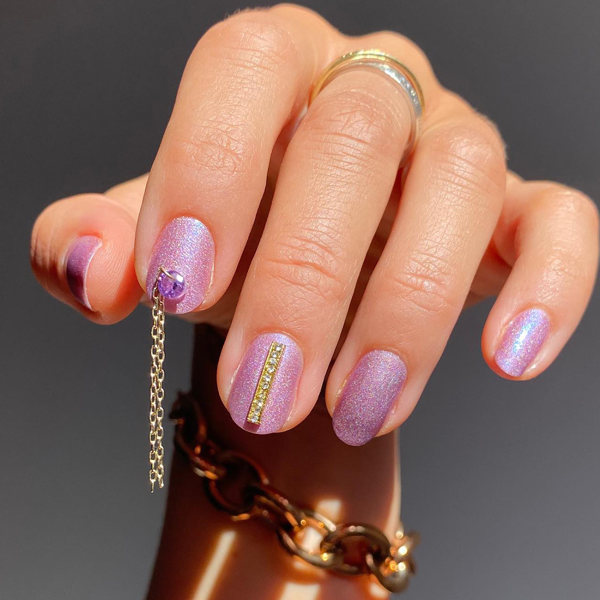 Lilac Nails