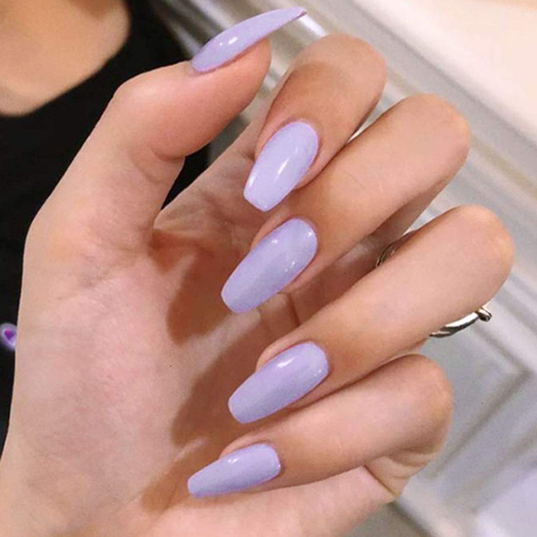 purple nails