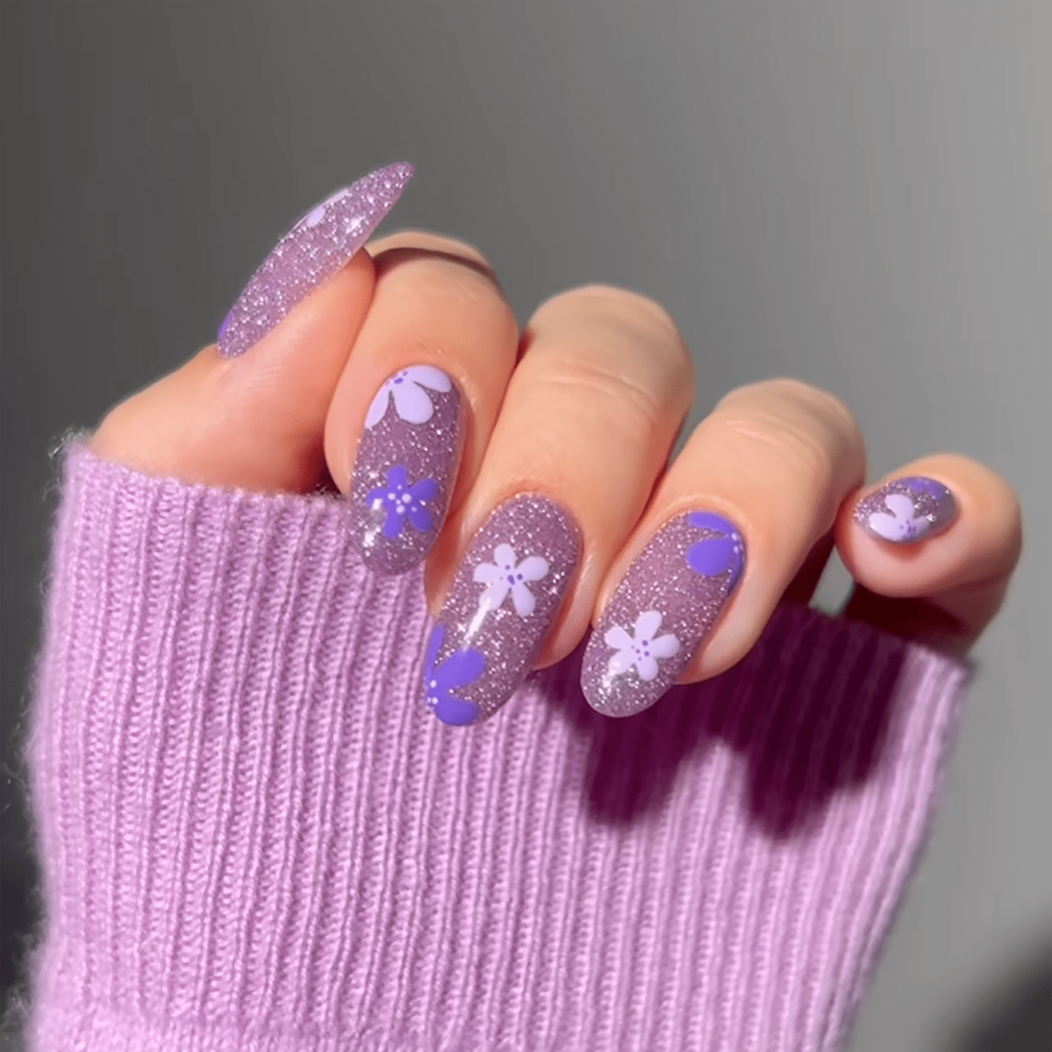 purple nails