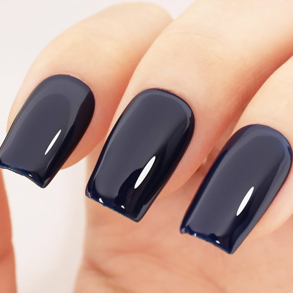 Dark Blue Nails