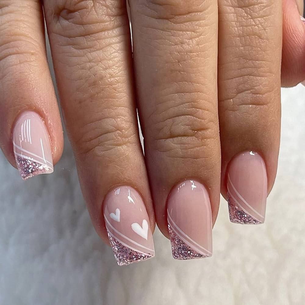 french tip nails short