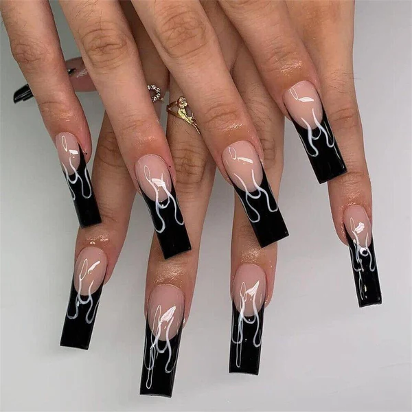 classy edgy almond nail designs