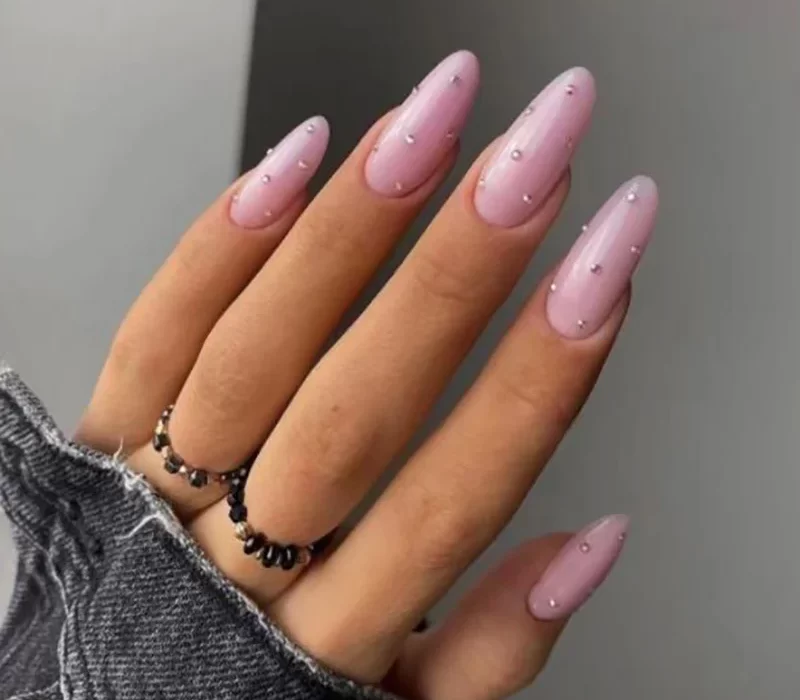classy edgy almond nail designs