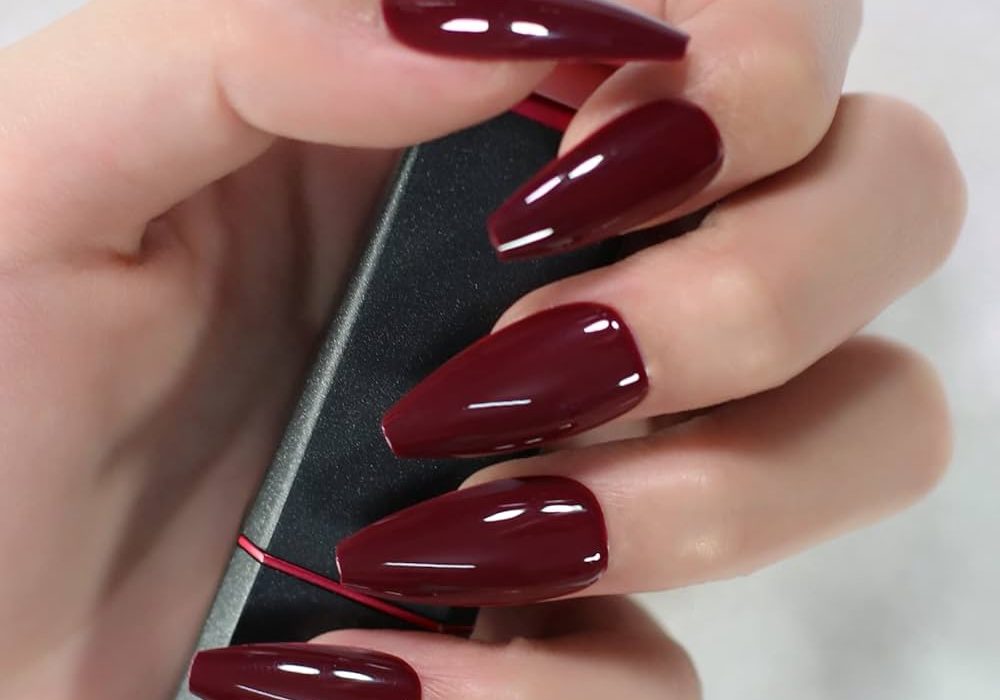 Dark Red Nail: Guide to Dark Red Nail Polish and Care Tips dark red nail