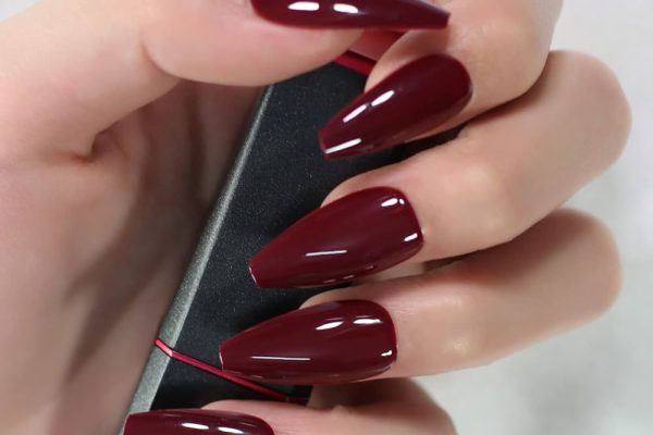 Dark Red Nail: Guide to Dark Red Nail Polish and Care Tips dark red nail