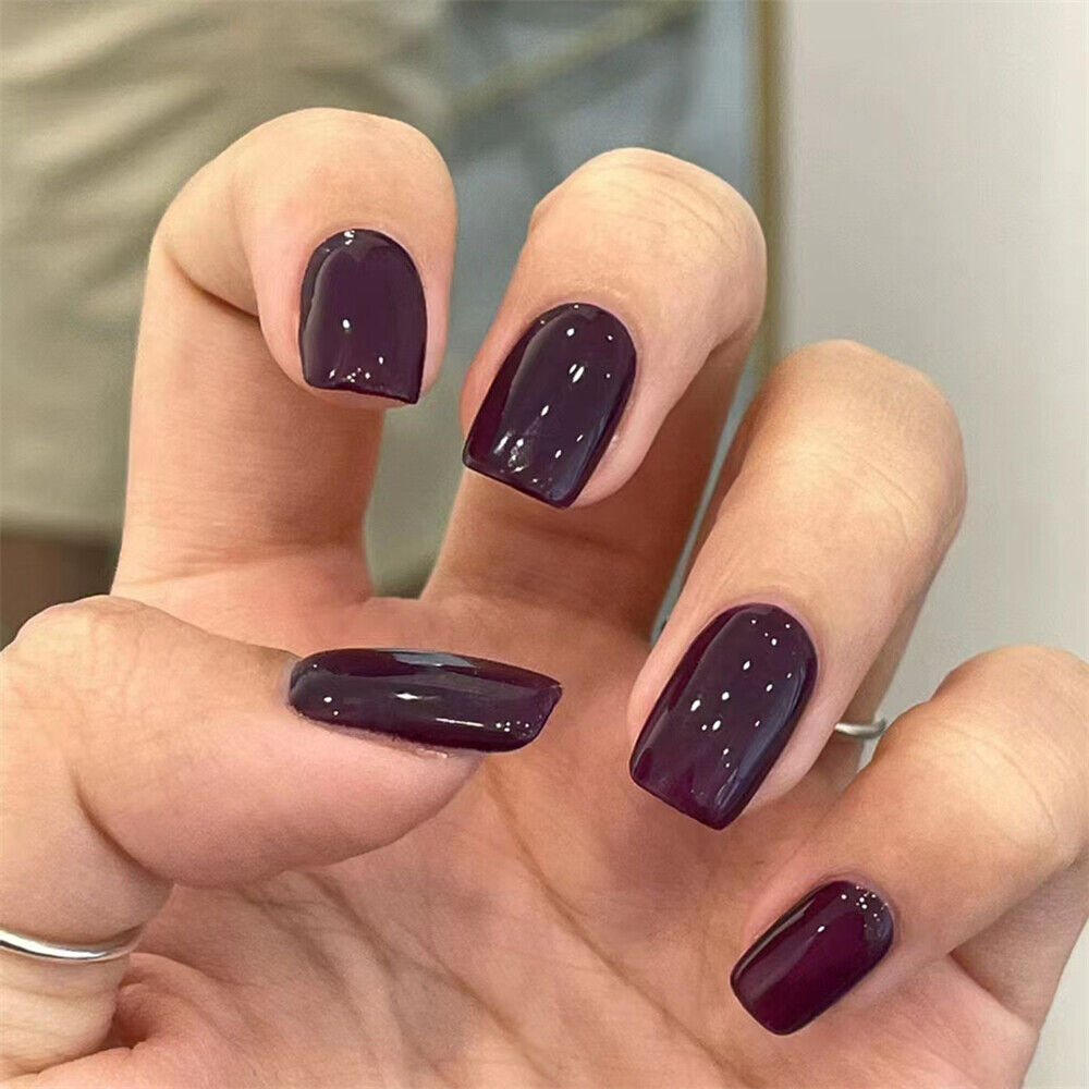 dark purple nail