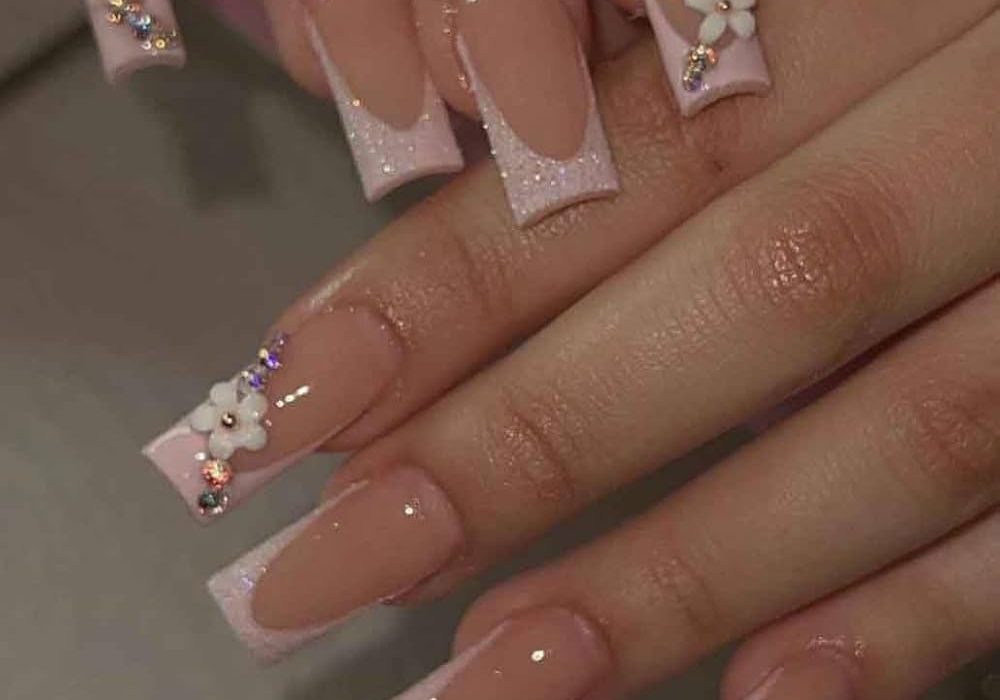 natural classy coffin nails short