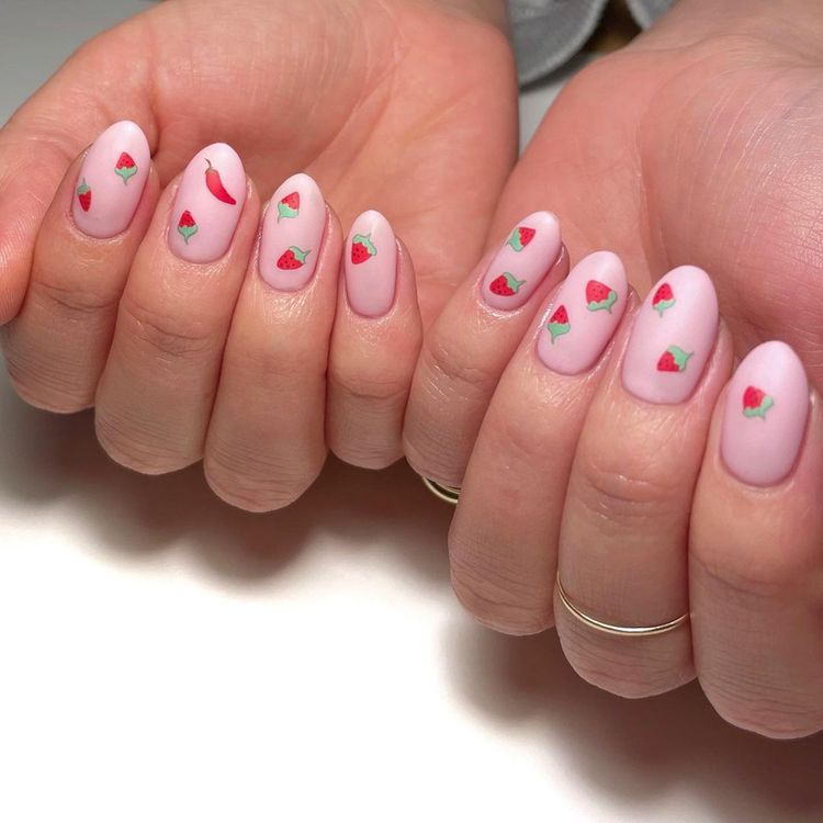 Strawberry Nail Art