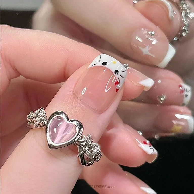 short hello kitty nails