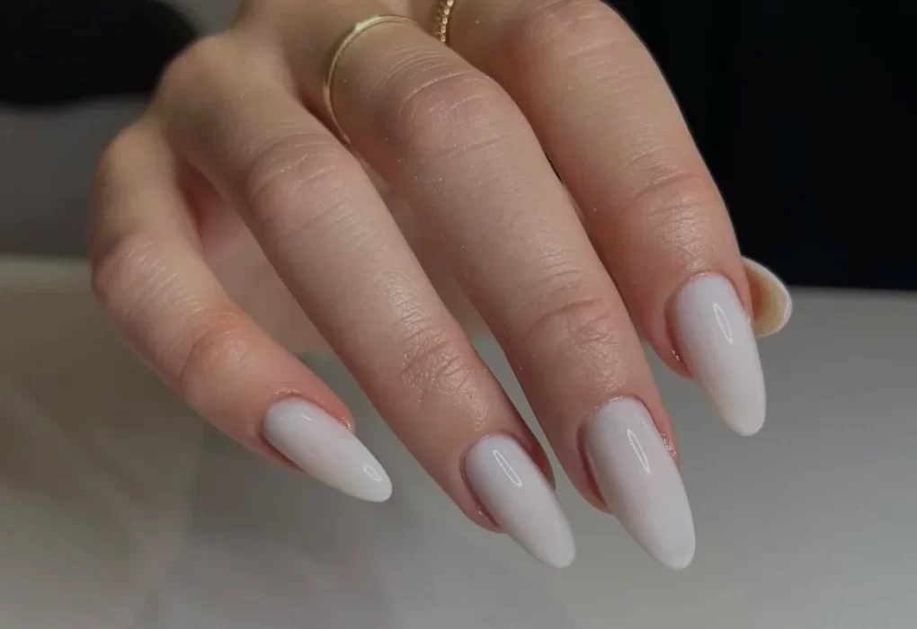 white nail polish