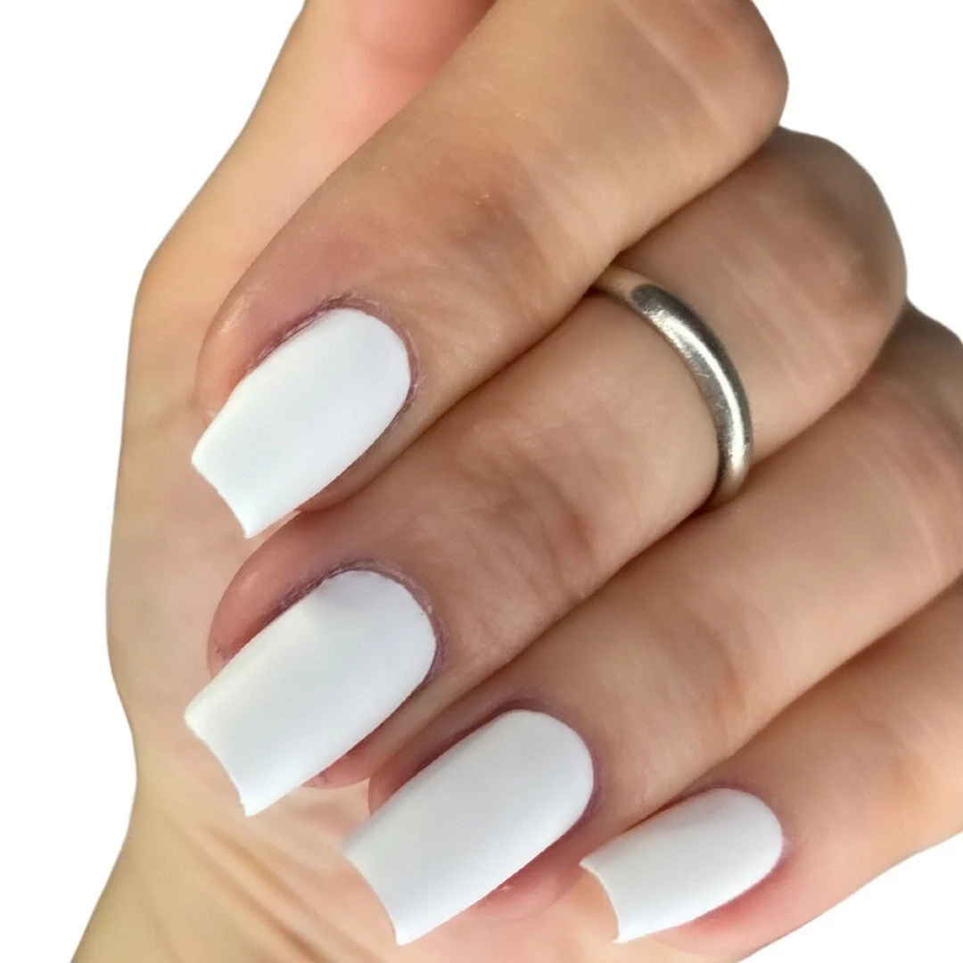 white nail polish