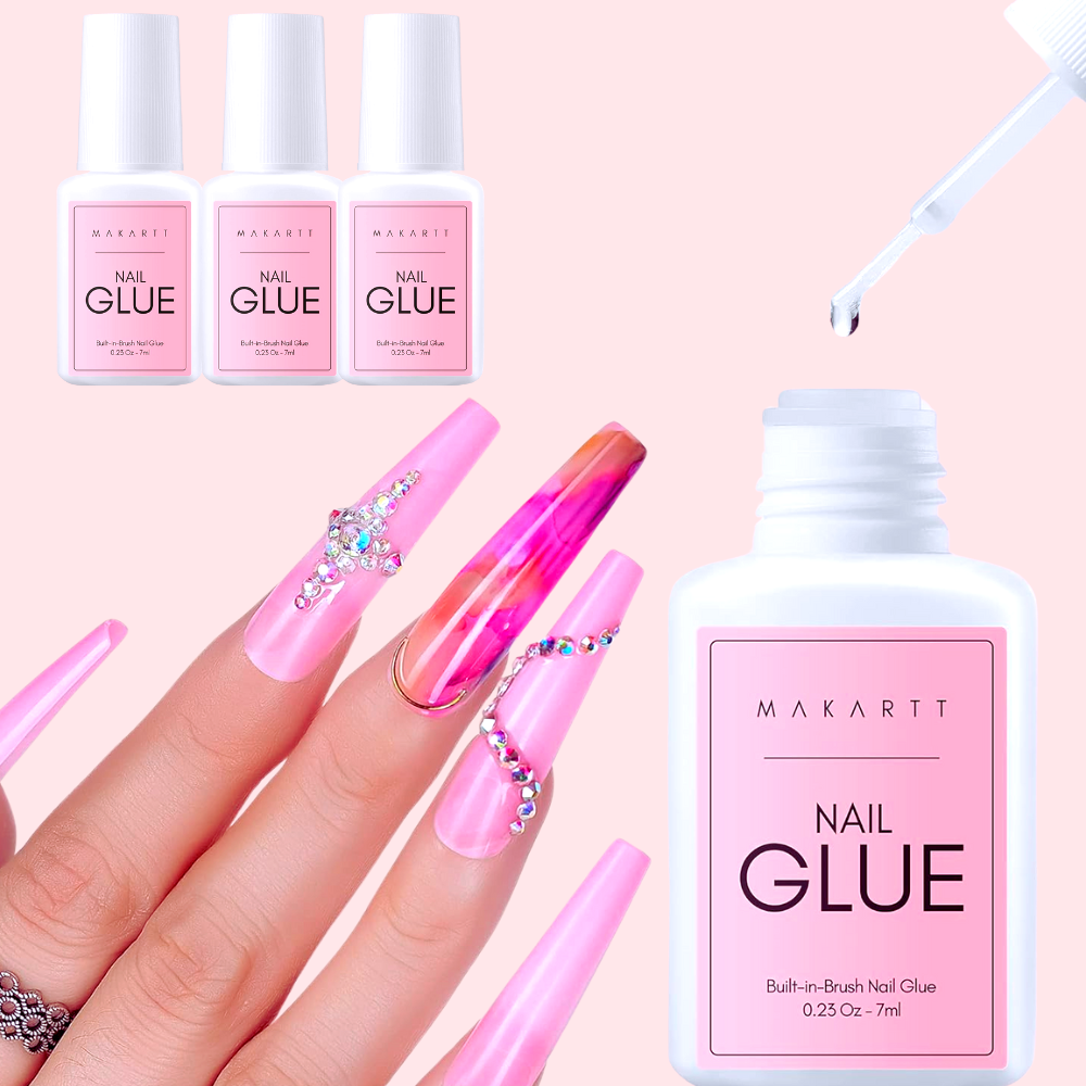 best press on nail glue