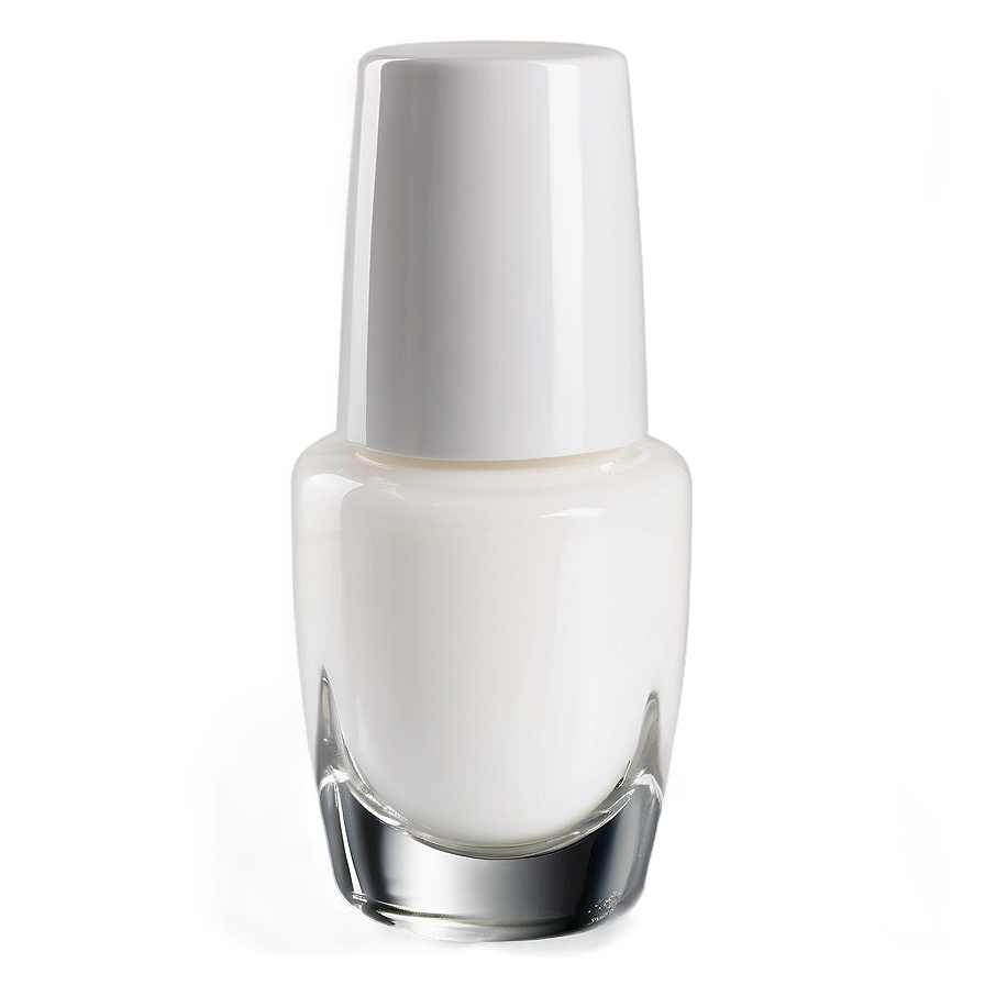 white nail polish