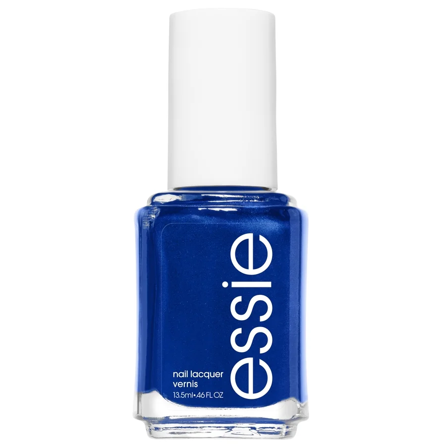 blue nail polish