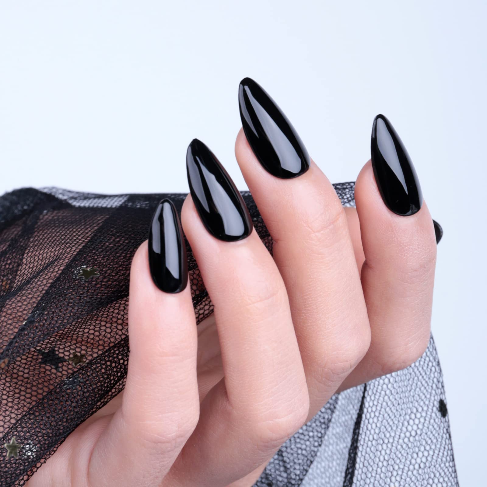 black nail polish