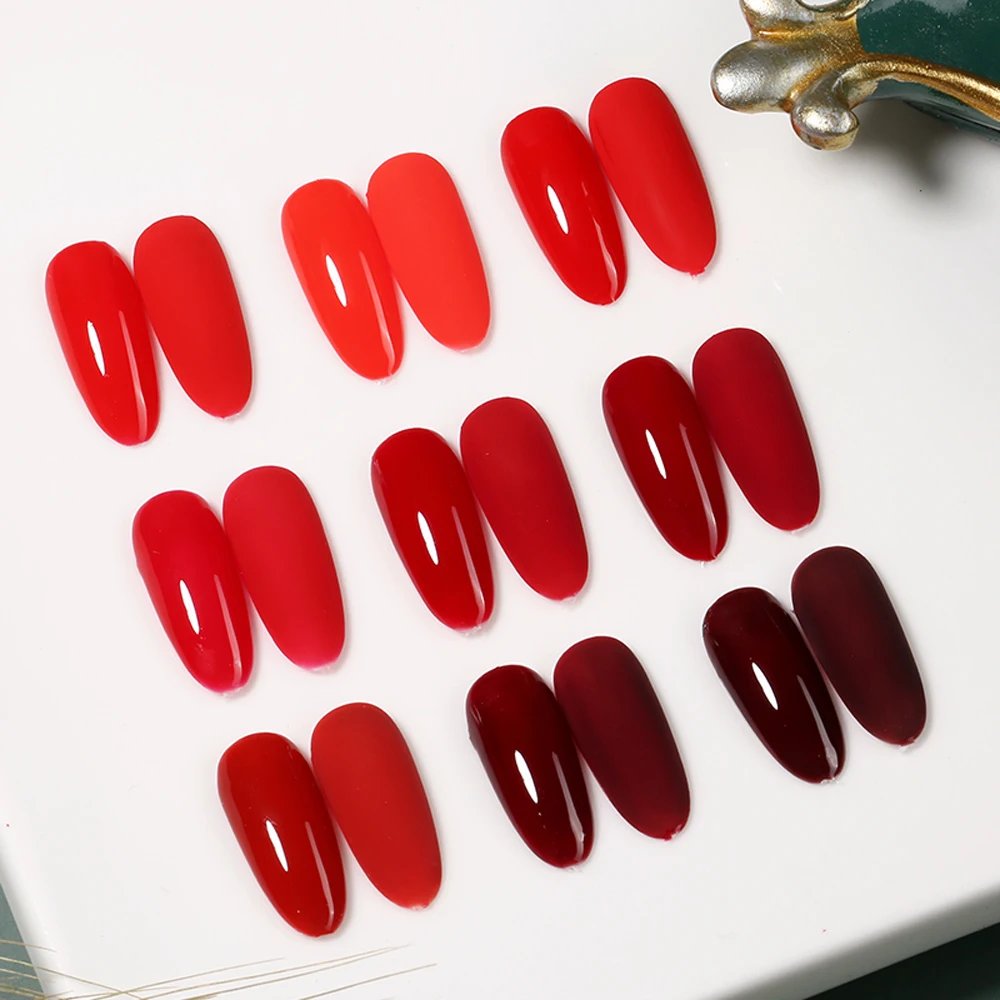 red nail polish