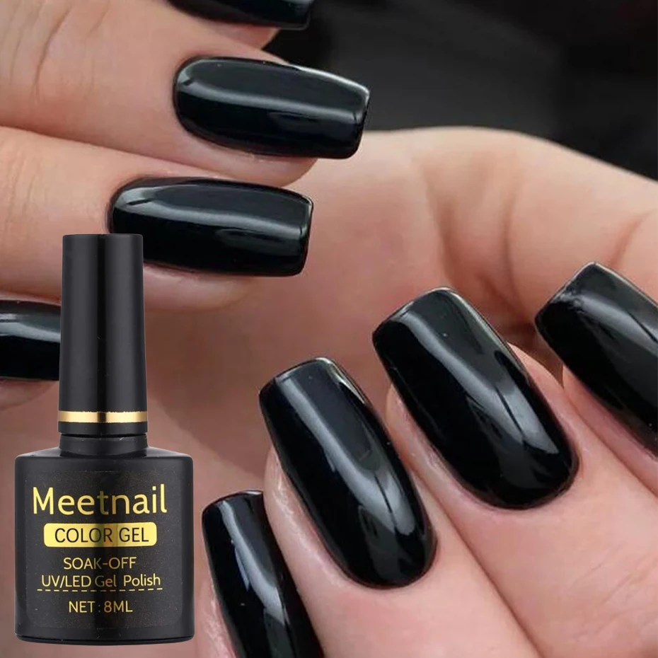 black nail polish