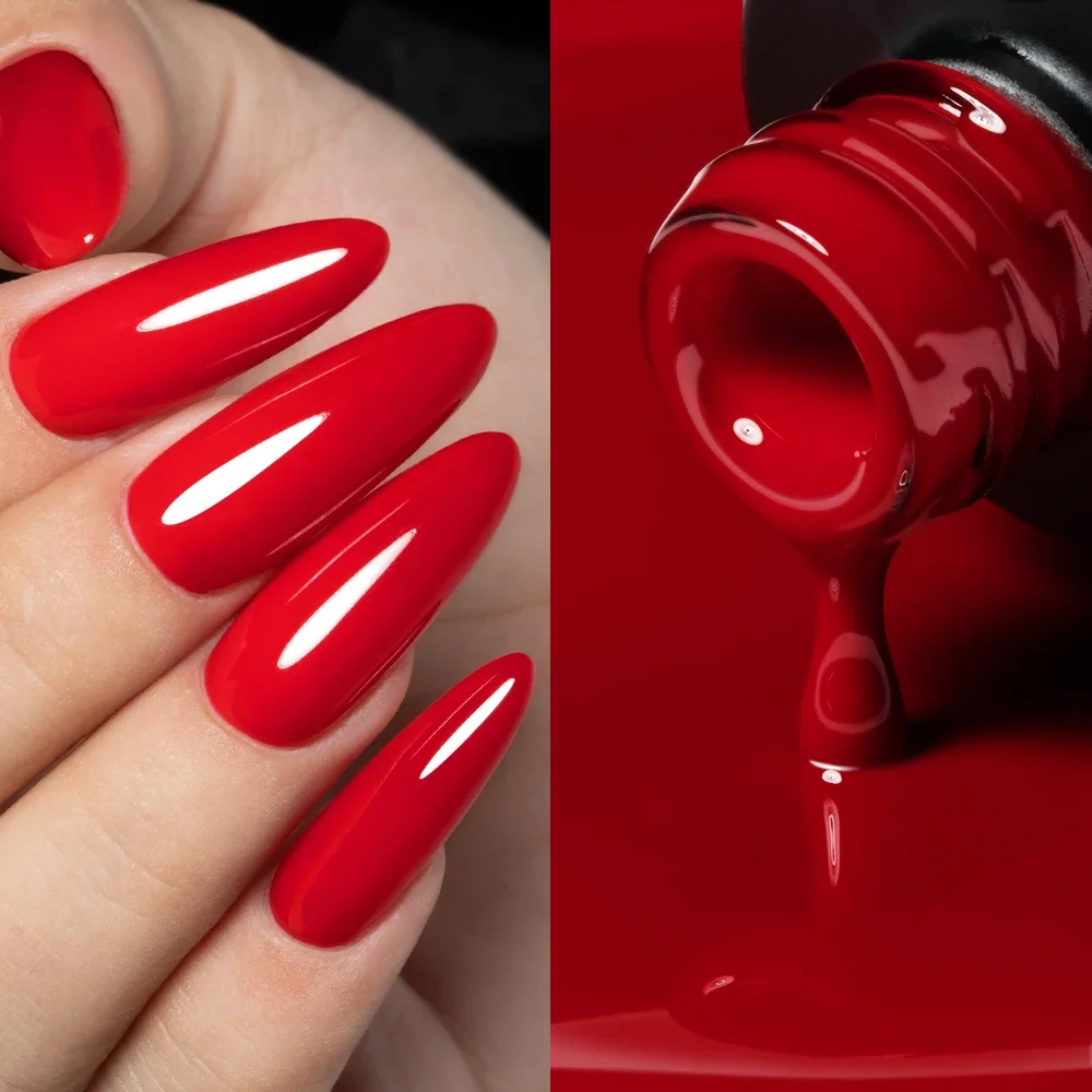 red nail polish