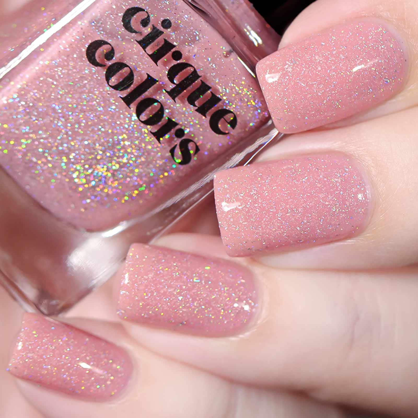 pink nail polish