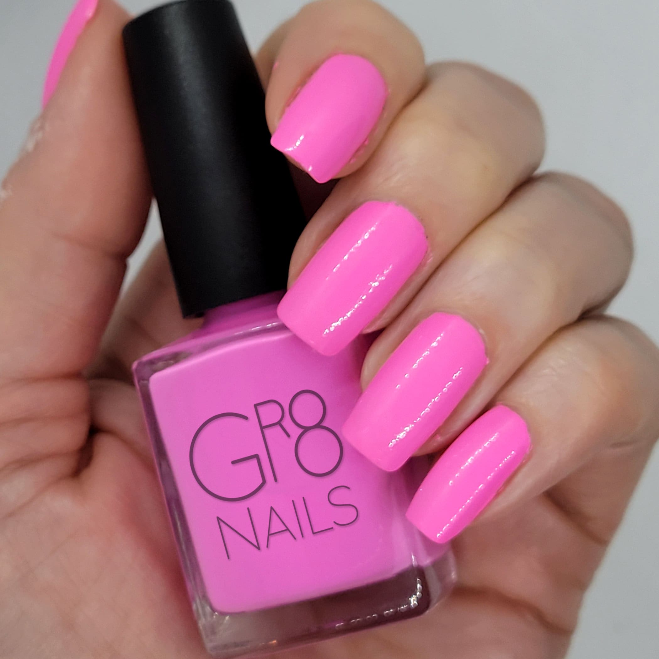 pink nail polish