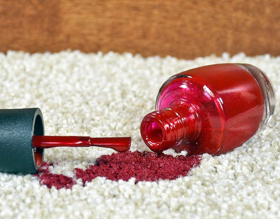 get nail polish out of carpet