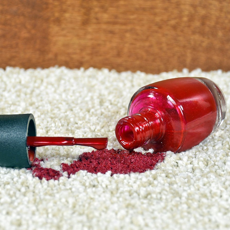 get nail polish out of carpet