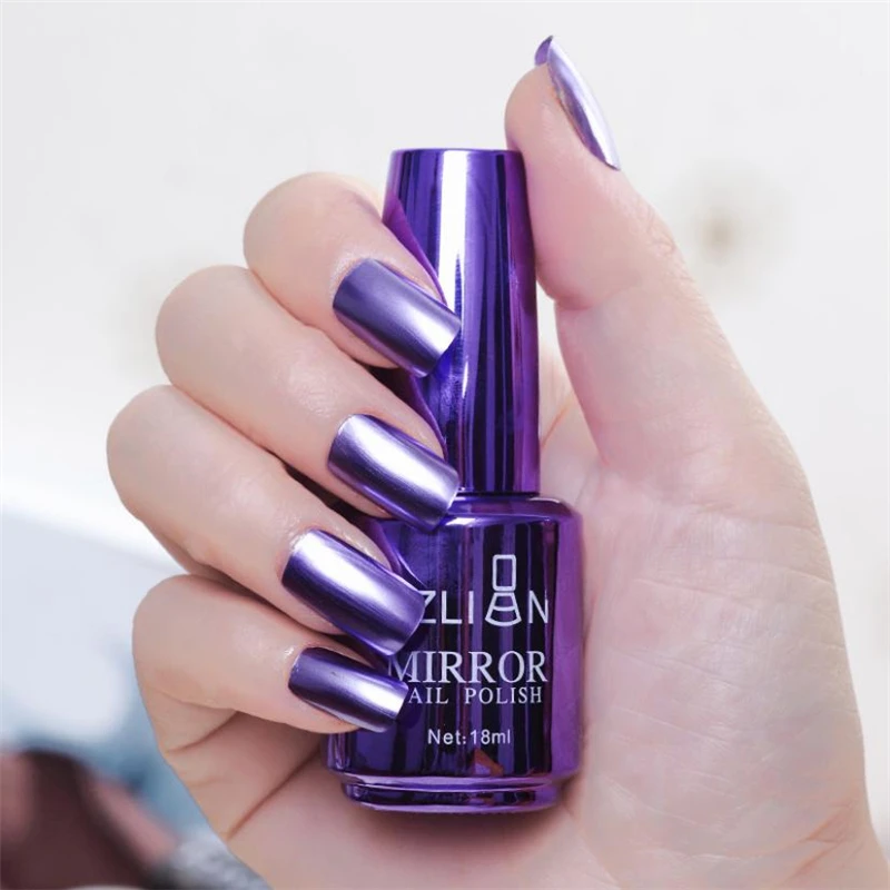 metallic nail polish