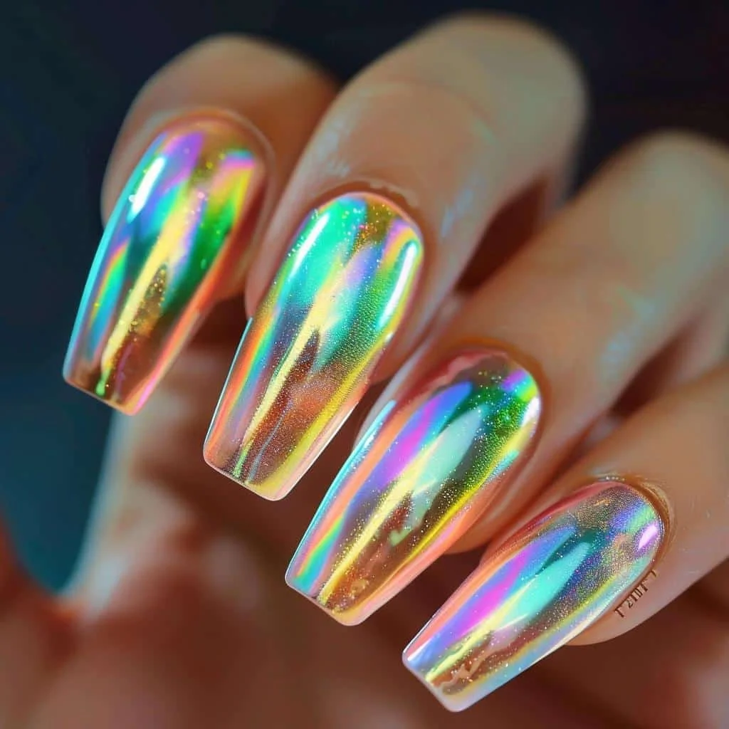iridescent nail polish