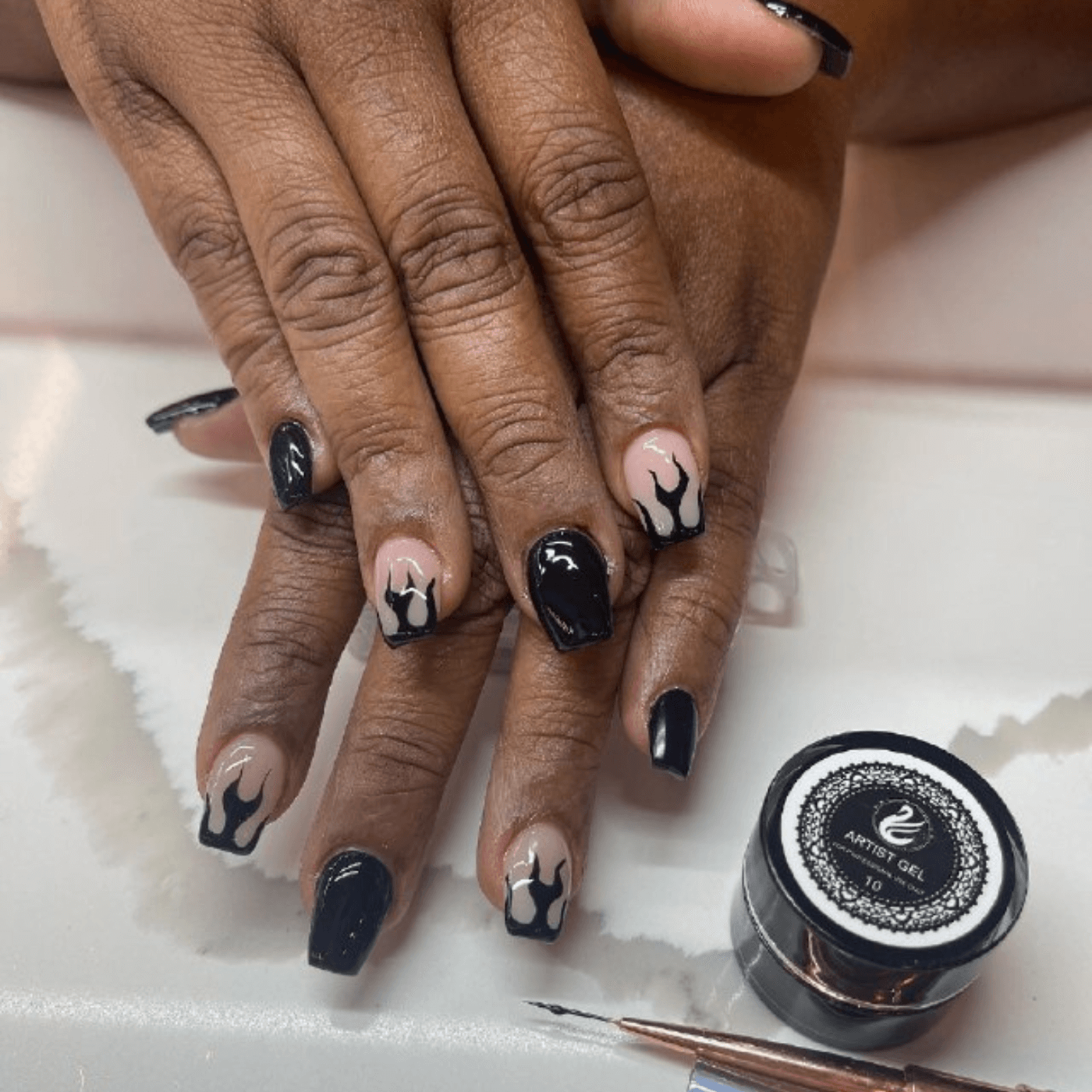 nail polish to dry