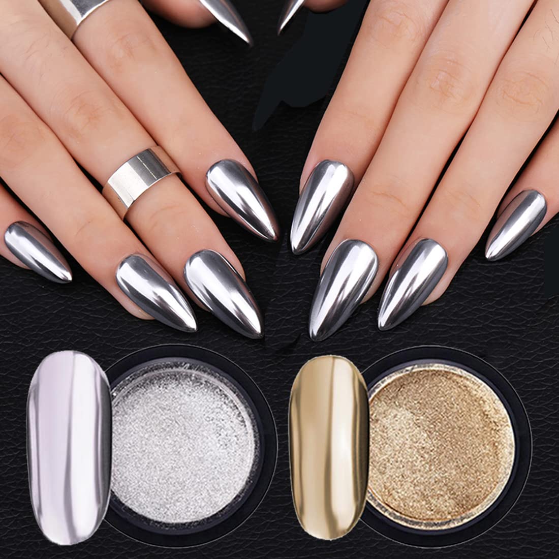 metallic nail polish