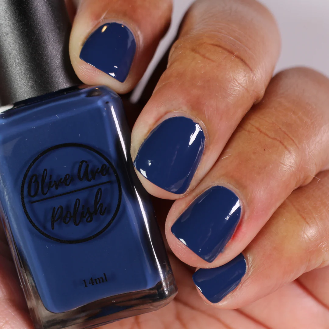 navy blue nail polish