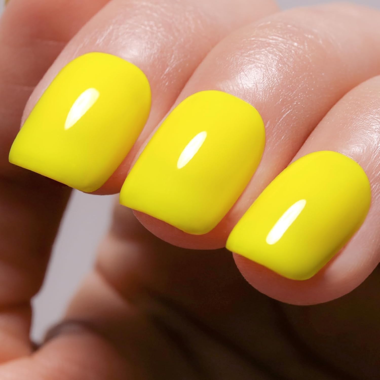yellow nail polish