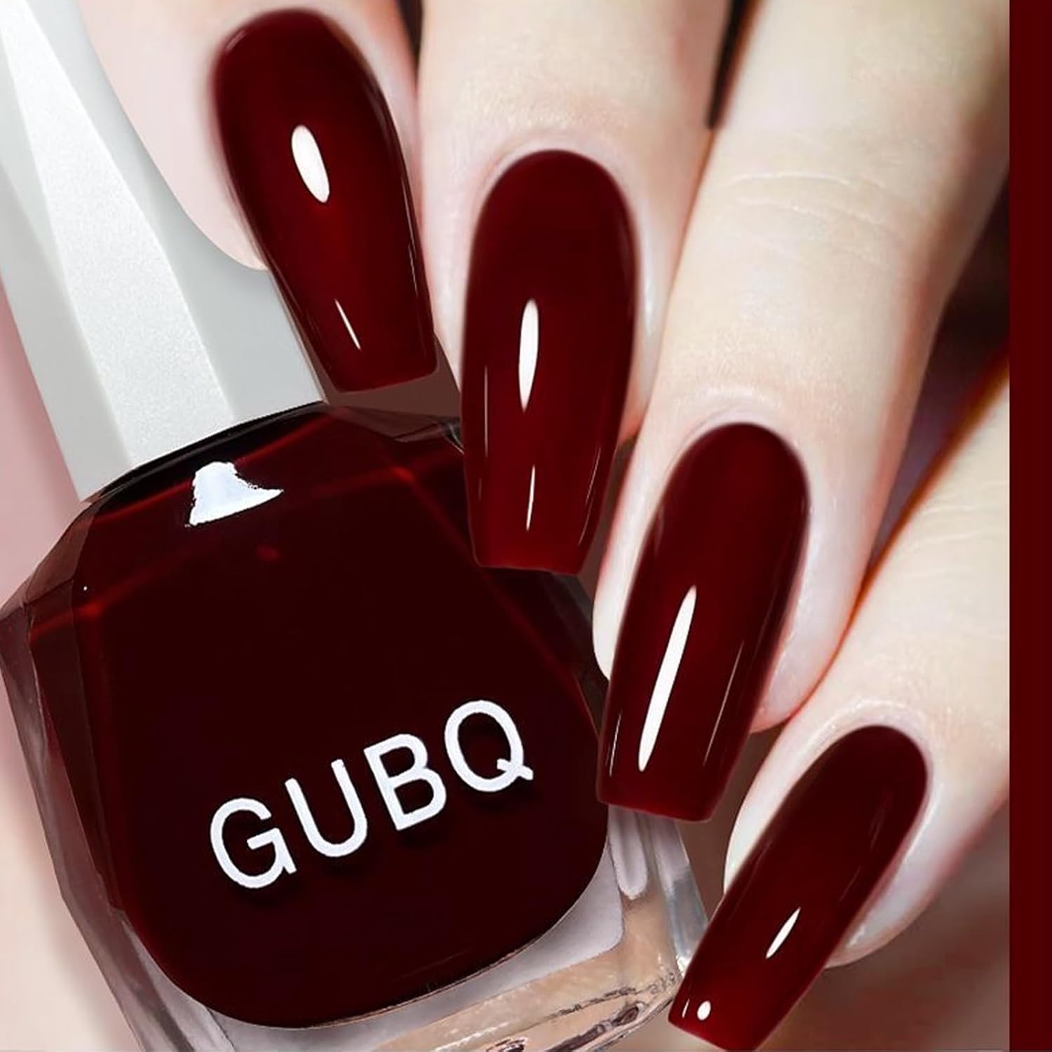 cherry red nail polish
