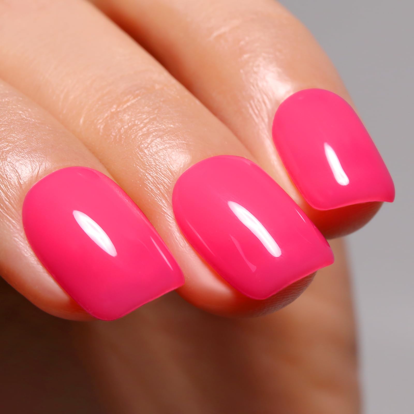 hot pink nail polish