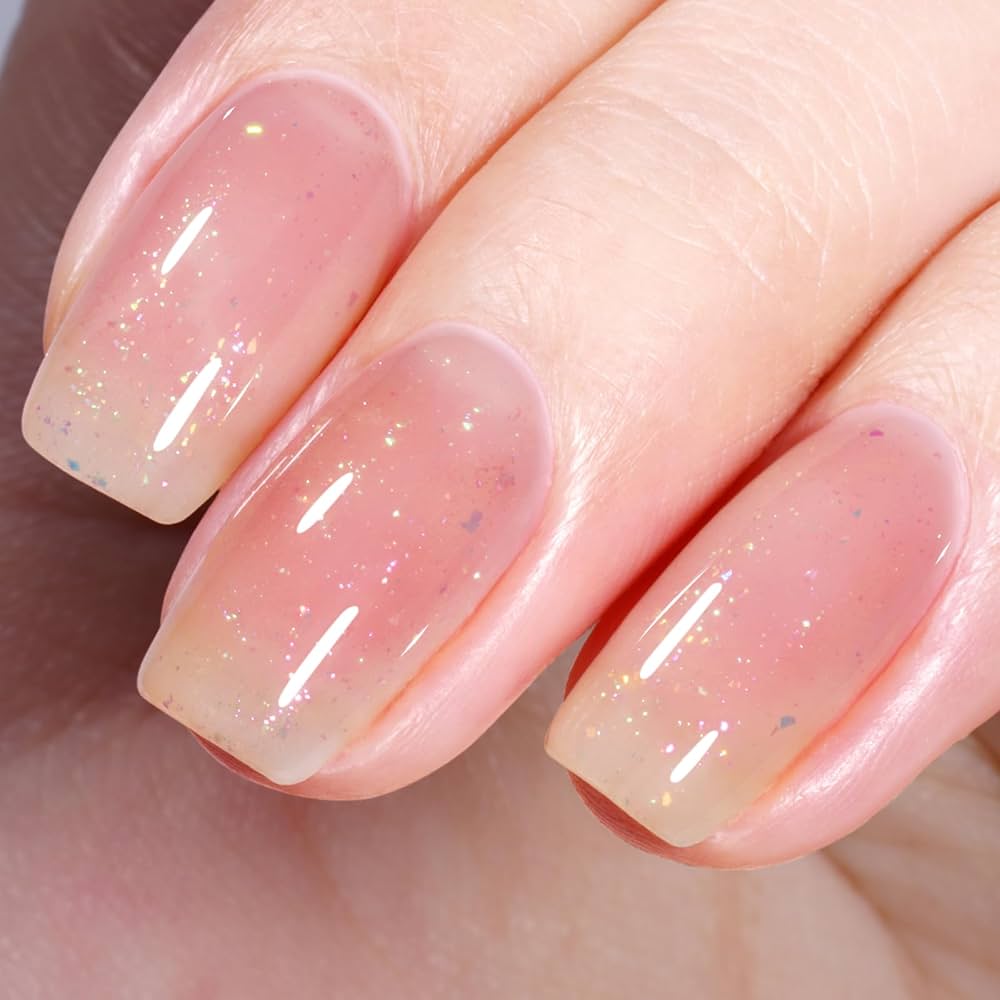light pink nail polish