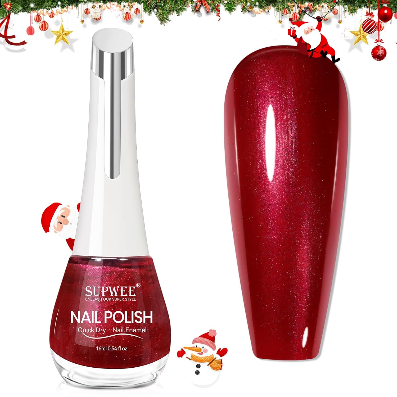 cherry red nail polish