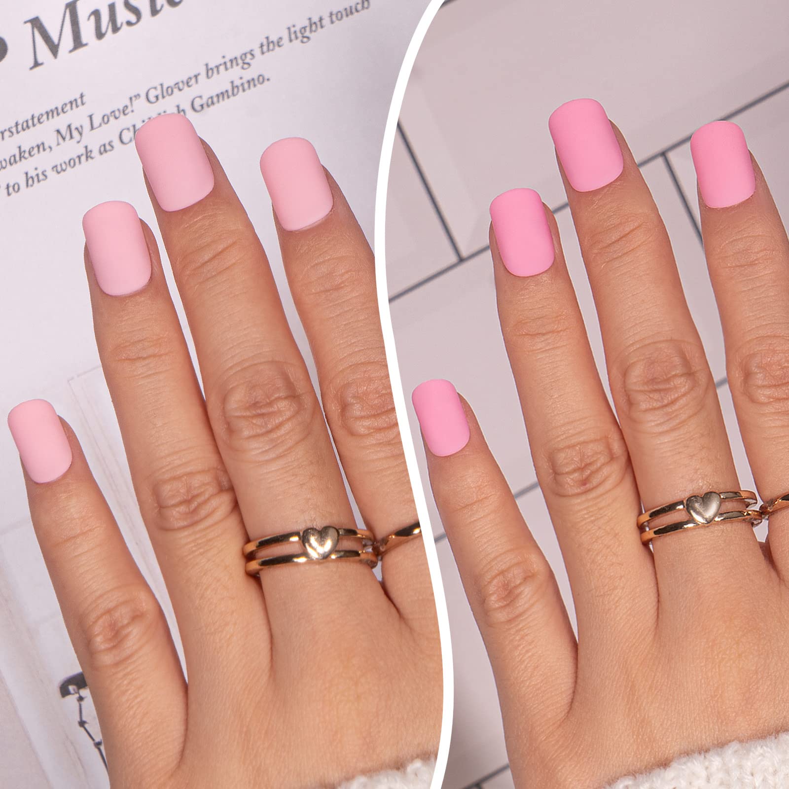 light pink nail polish