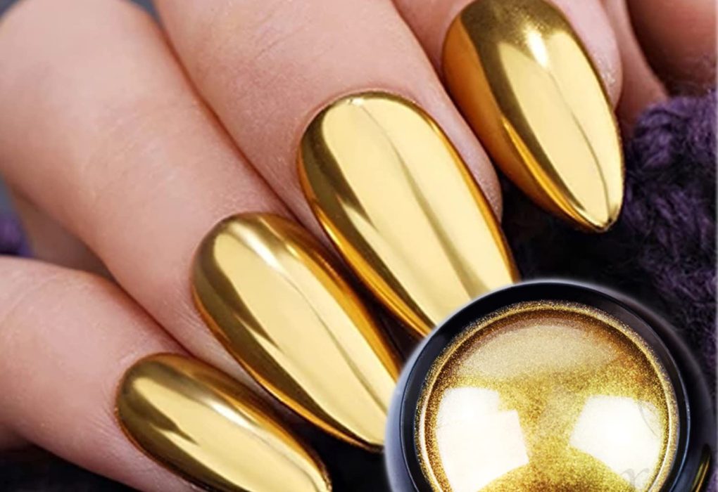 gold nail polish