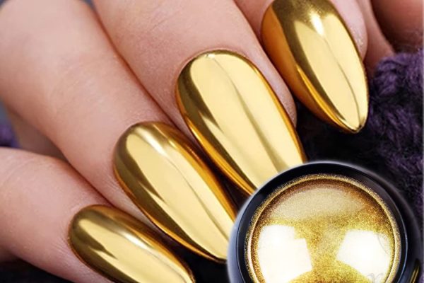 gold nail polish