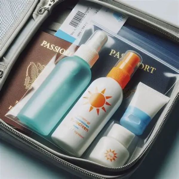 bring spray sunscreen on a plane