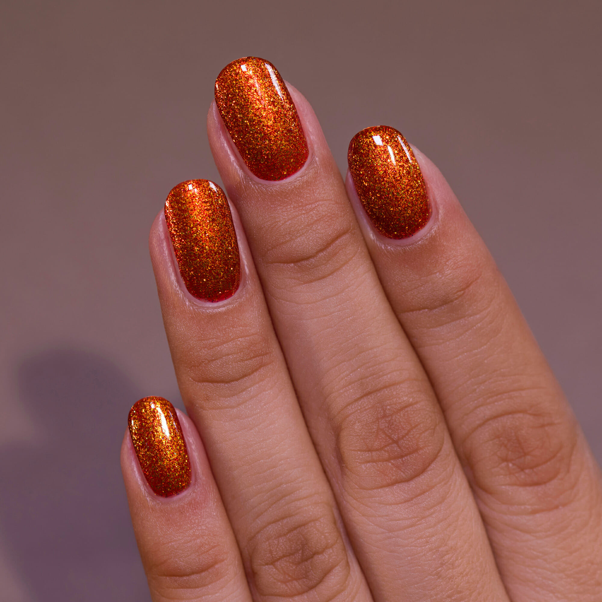 orange nail polish