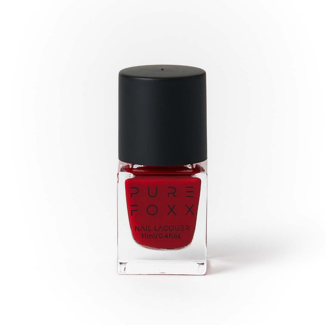 cherry red nail polish