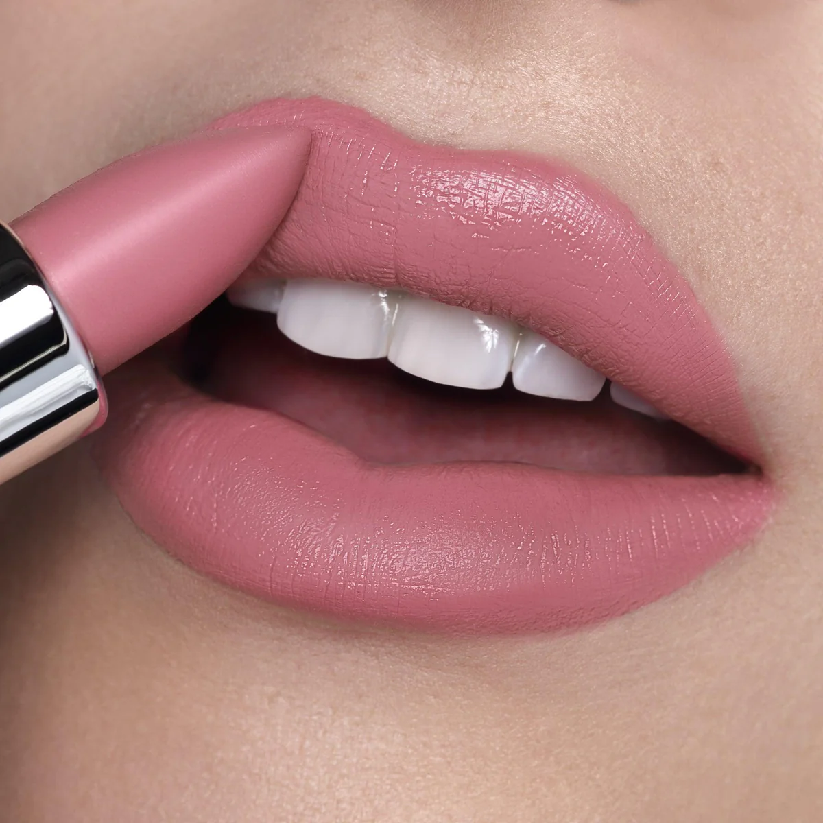 light pink lipstick