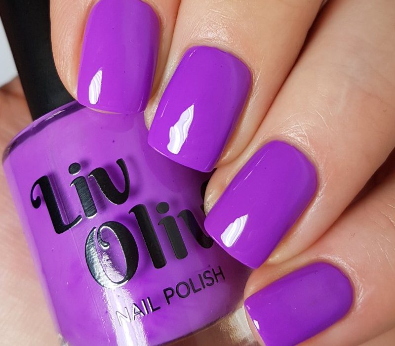 purple nail polish